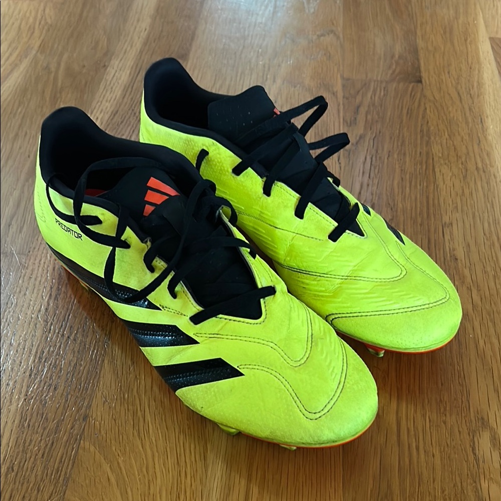 Adidas Yellow Black cleats